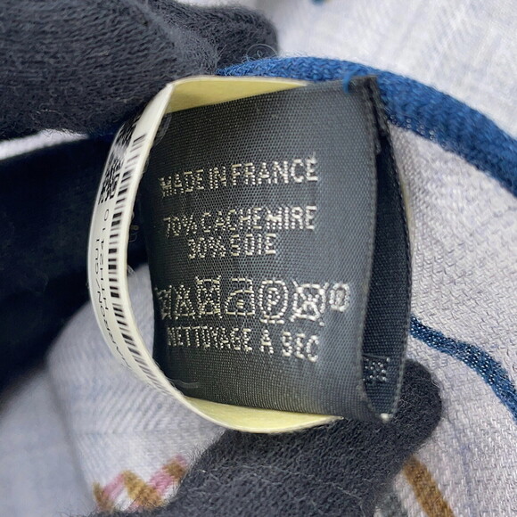 Hermes scarf muffler, Losange, So Hermes, cashmere and cotton, HERMES 2025, S... - Picture 6 of 7